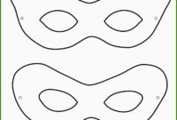 vorlagen masken zum ausdrucken