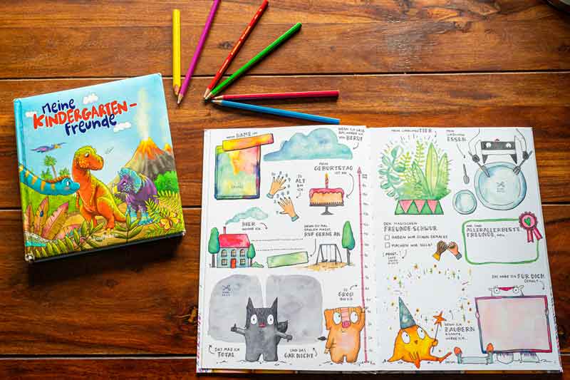  Freundebuch für den (Wald-)Kindergarten: Meine Erfahrungen Bildidee 