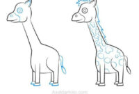 giraffe zeichnen süß