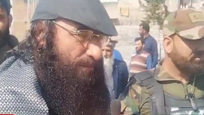 Hizbul chief Syed Salahuddin spotted attending terrorist's funeral in