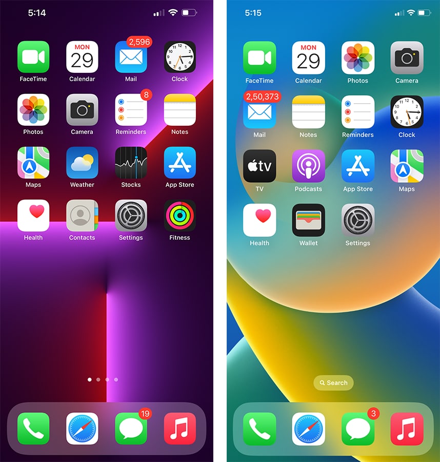 iOS 15 vs iOS 16: Changes in home screen - Huawei Central