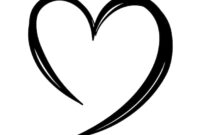 großes herz vorlage zum ausdrucken