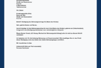 muster kündigung kindergarten