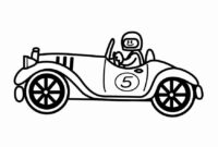 rennauto malvorlage