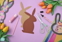osterhase basteln vorlage zum ausdrucken