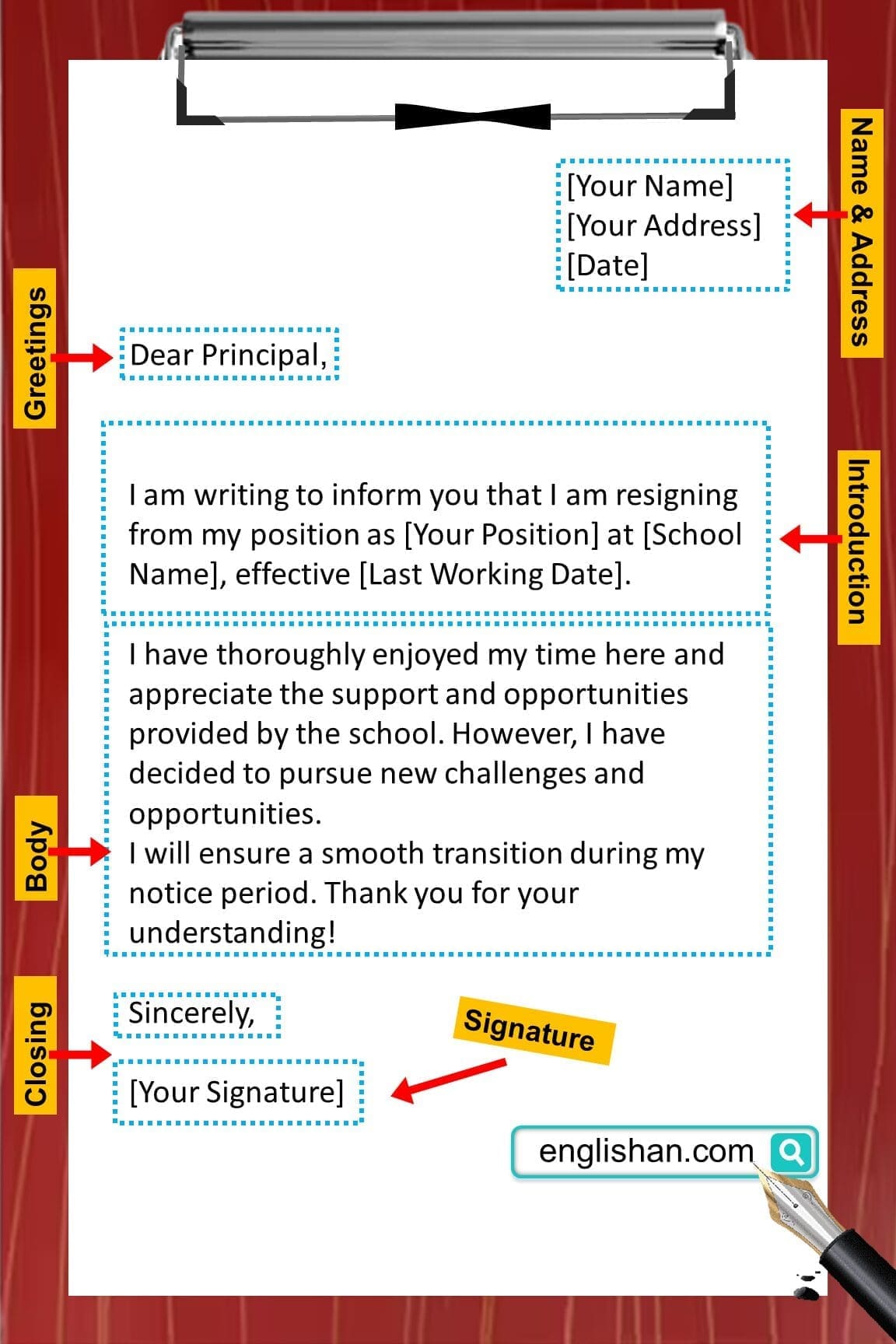  Write a Letter in English 