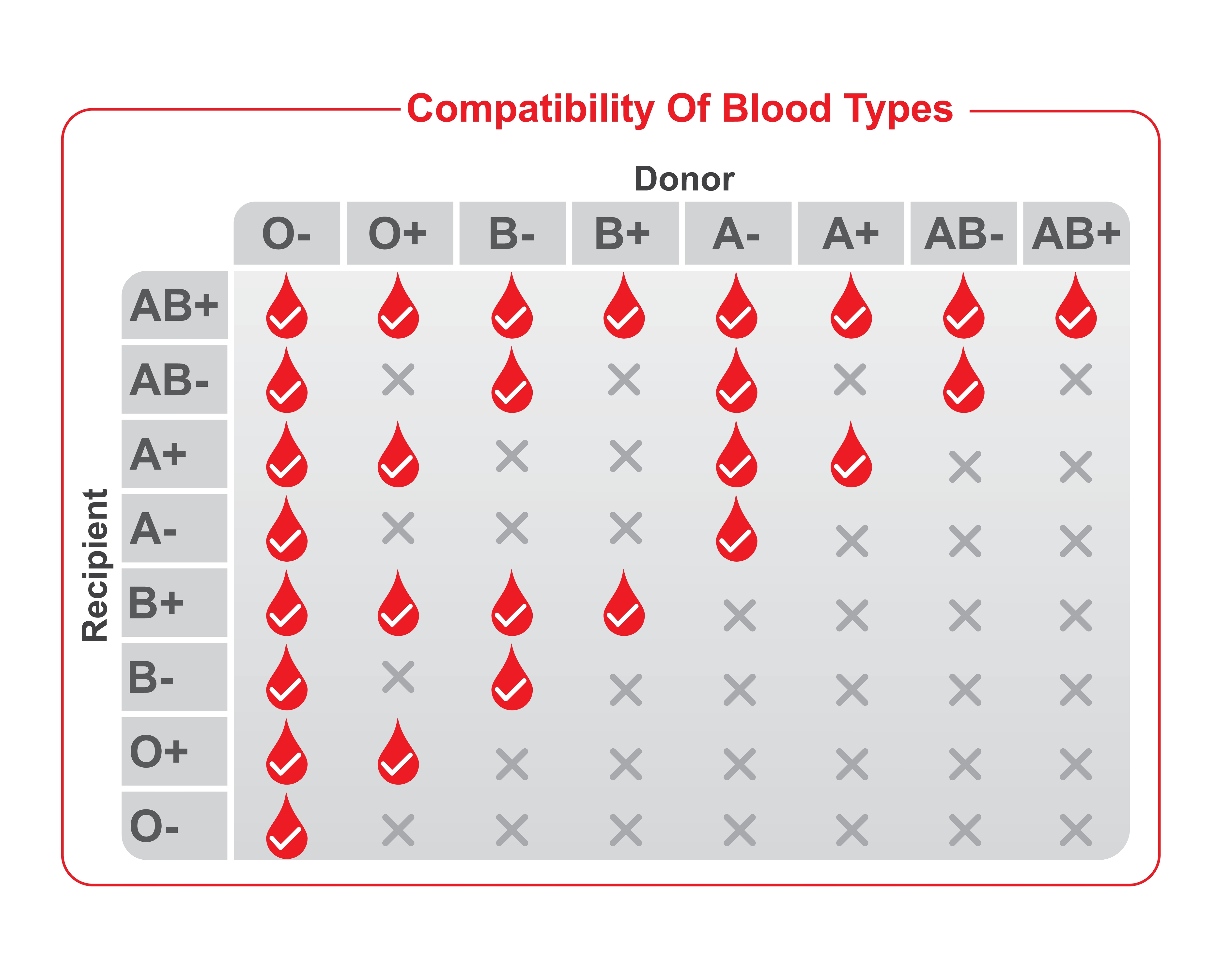  Foto zu Rarest Blood Type Chart - One For All 
