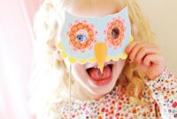 masken aus papier basteln