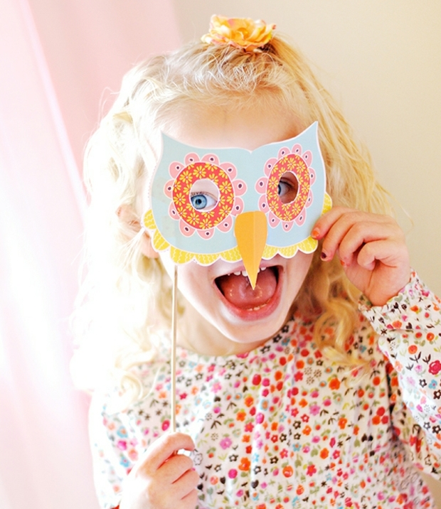  Halloween Masken für die Kinder basteln – 31 Ideen Illustration 