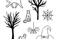 halloween zeichnung einfach