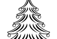 weihnachtsbaum malen vorlage
