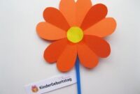 basteln mit papier blumen anleitung
