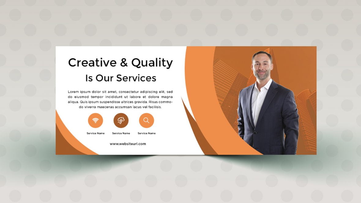 Free Creative Simple Banner Design Template – GraphicsFamily