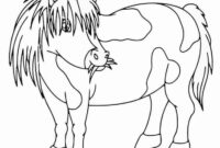 pony zum ausmalen