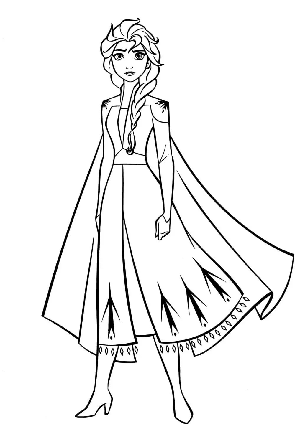  Elsa Coloring Page Bildidee 