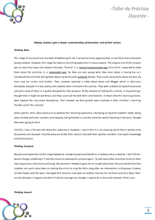  Reflection on Kindergarten Practicum Bosso Passed 