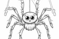spinne malvorlage