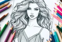 ausmalbilder topmodels