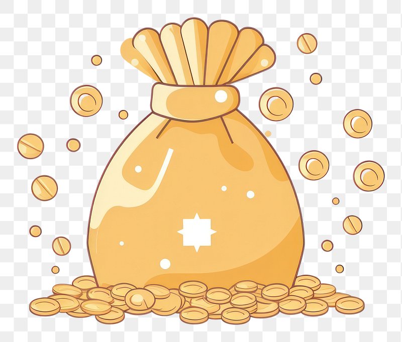 PNG Coin bag icon investment | Free PNG - rawpixel