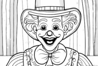 clown bilder zum ausmalen