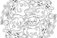 halloween mandala zum ausdrucken