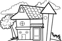 ausmalbilder haus zum ausdrucken