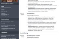 lebenslauf kindergarten