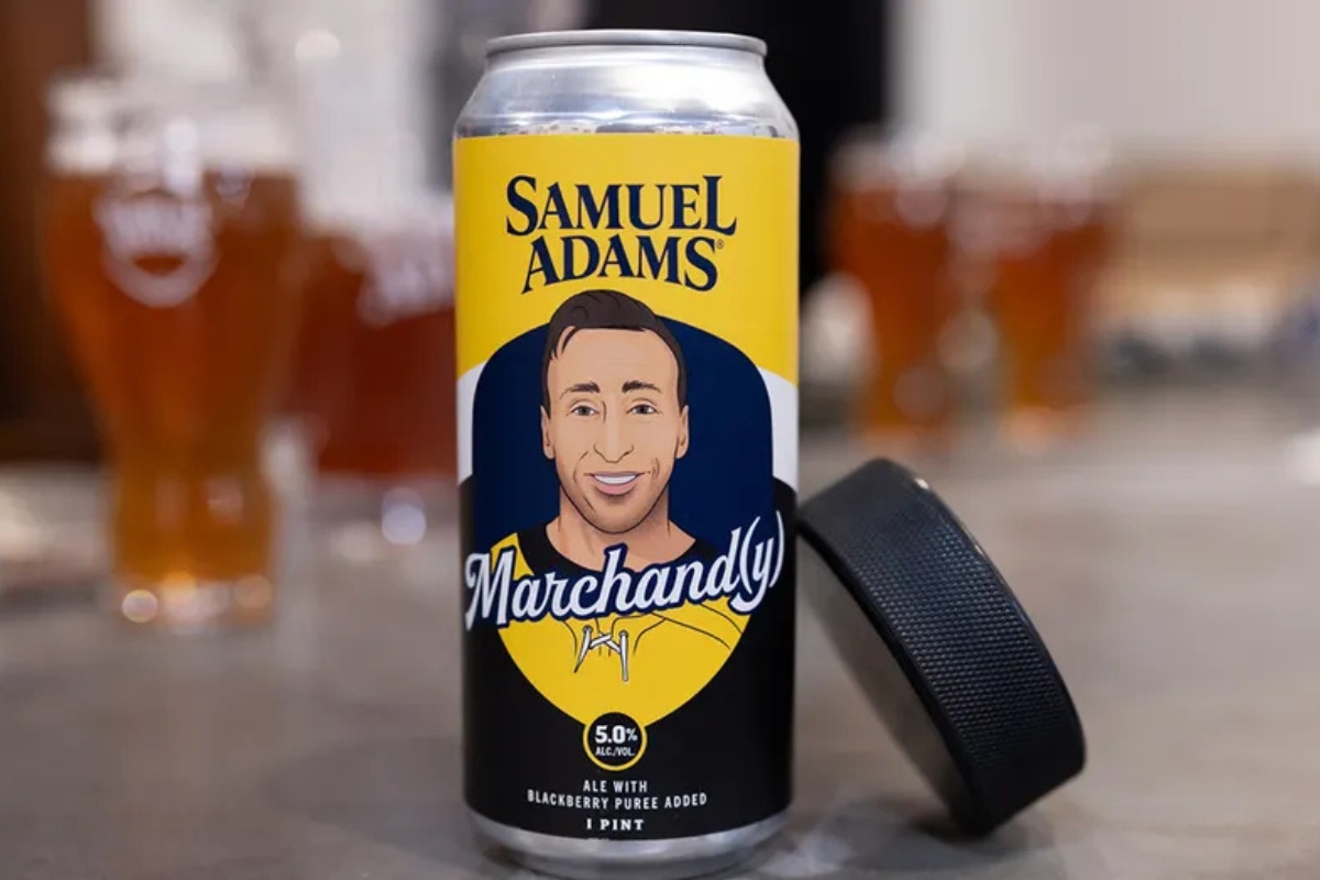 NHL Legend Brad Marchand Honored With Limited-Edition Sam Adams Beer