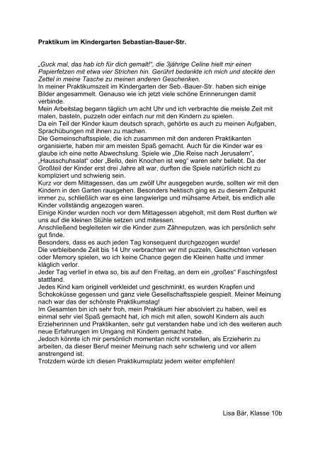  Praktikum im Kindergarten Sebastian-Bauer-Str. - Heinrich-Heine Motiv 