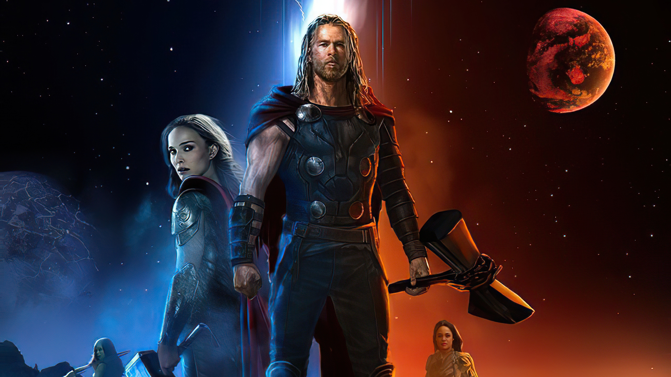 Thor Love And Thunder 2021 Movie Art Wallpaper,HD Superheroes