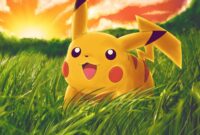 image of pikachu coloring page