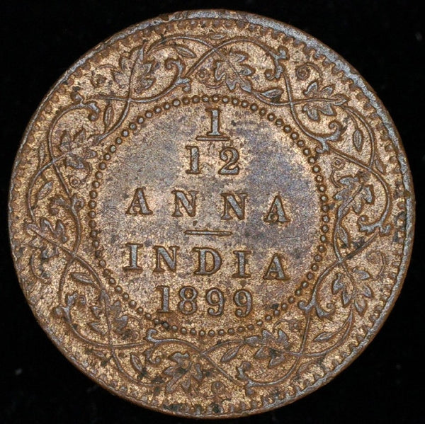 India. 1/12 Anna. 1899 – Coins4all