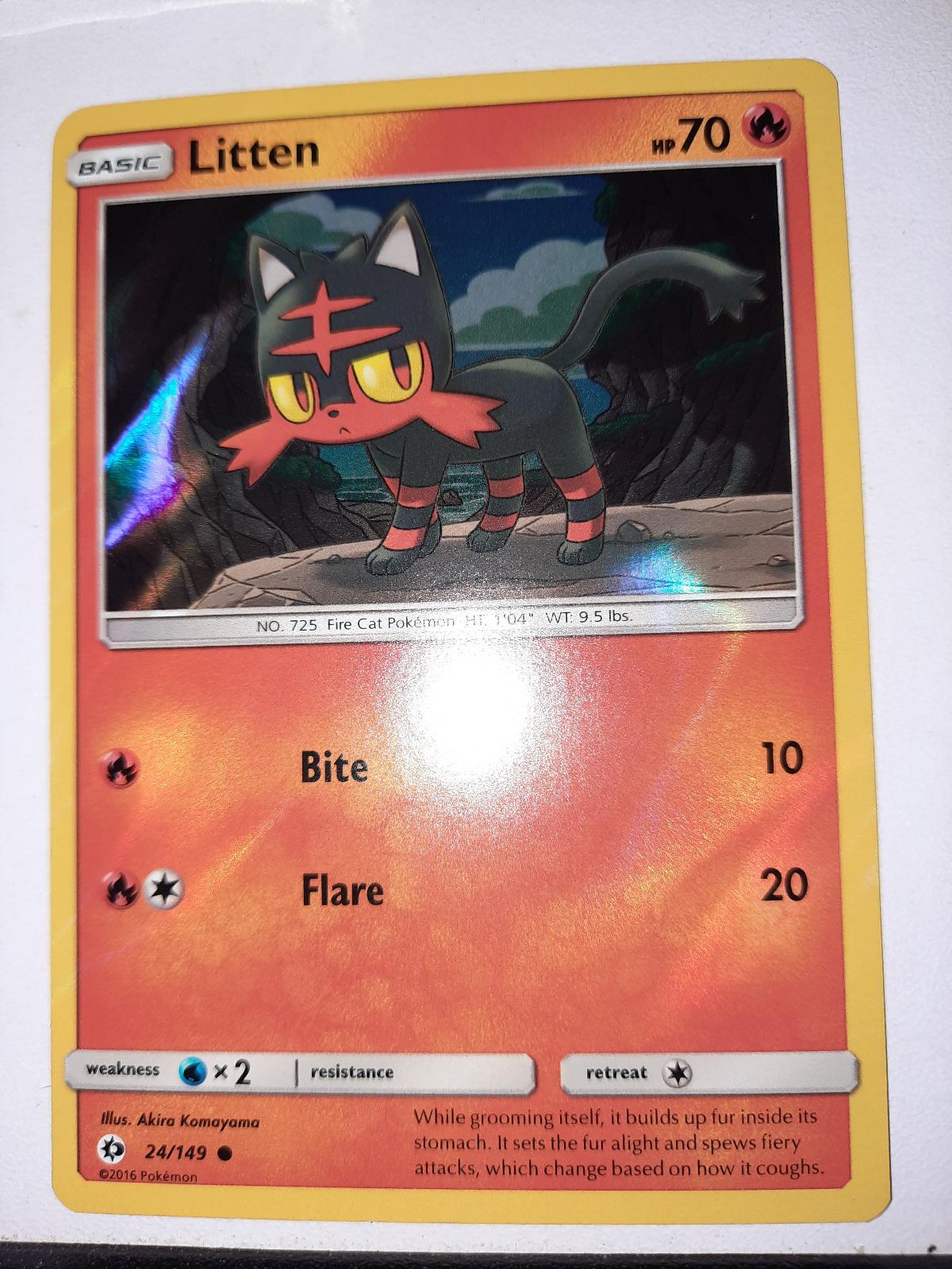 Litten [Holo] #24 Prices | Pokemon Sun & Moon | Pokemon Cards