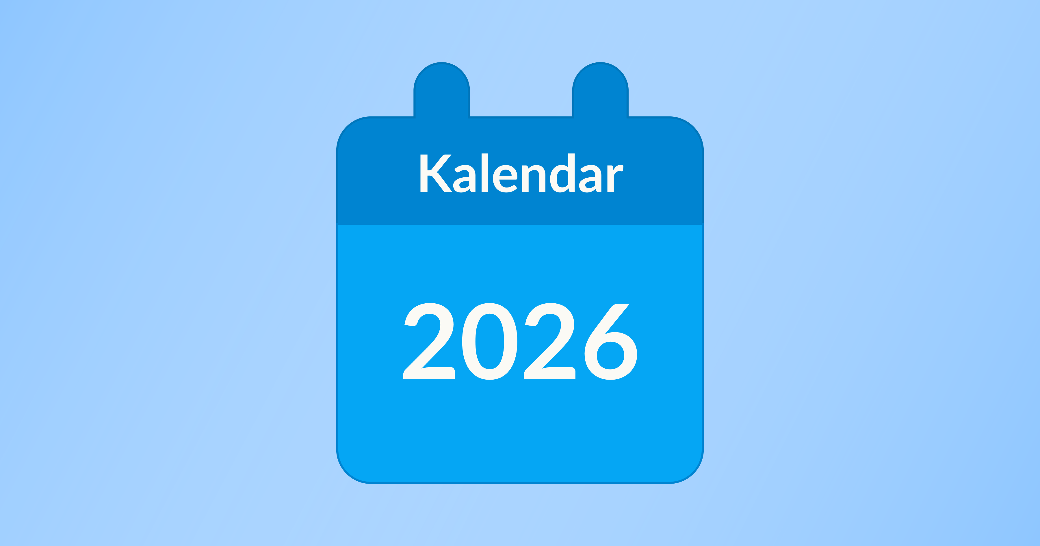  Kalendar za 2026. godinu s hrvatskim blagdanima i praznicima 