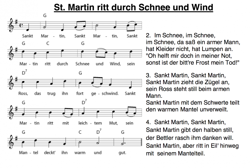  St.Martin Ideen für kleine und große Kinder Lieder, Texte, Laternen Bildidee 