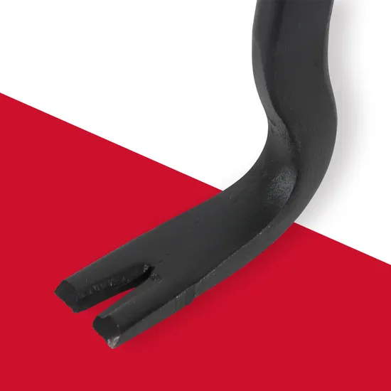 Heavy Duty Steel Wrecking Pry Bar Tyre Crowbar 90 Degree Rounded End