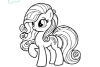 ausmalbild ponys