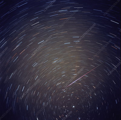 Leonid meteor - Stock Image - R305/0163 - Science Photo Library
