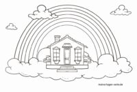 vorlage regenbogen vorlage regenbogen