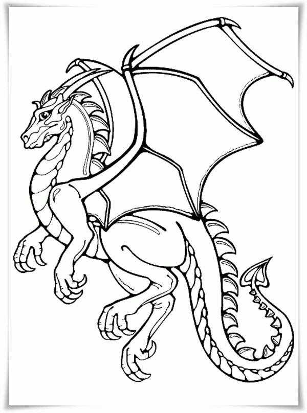  Foto zu Ausmalbilder zum Ausdrucken: Ausmalbilder Drachen 