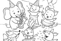ausmalbild karneval der tiere