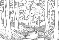 malvorlage wald