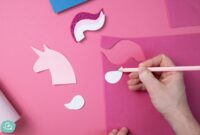 einhornkopf bastelvorlage einhornkopf bastelvorlage