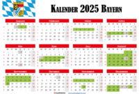 kalender 2025 schulferien bayern