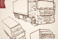 lkw zeichnungen
