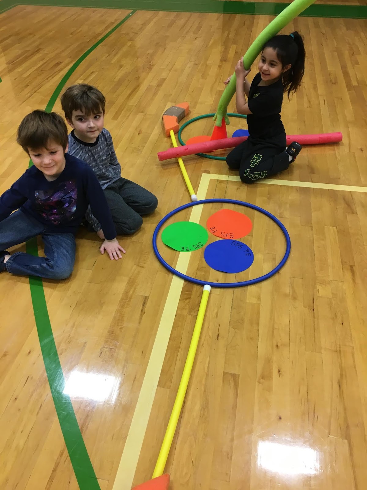  St. Pius Kindergarten: Gym Class Fun Illustration 