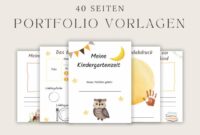 kindergarten portfolio vorlagen kindergarten portfolio vorlagen