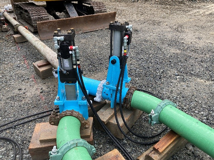 覆工コンクリート油圧式流量調整バルブの開発 | ニュース | 株式会社熊谷組