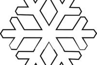 schneeflocke ausmalbilder