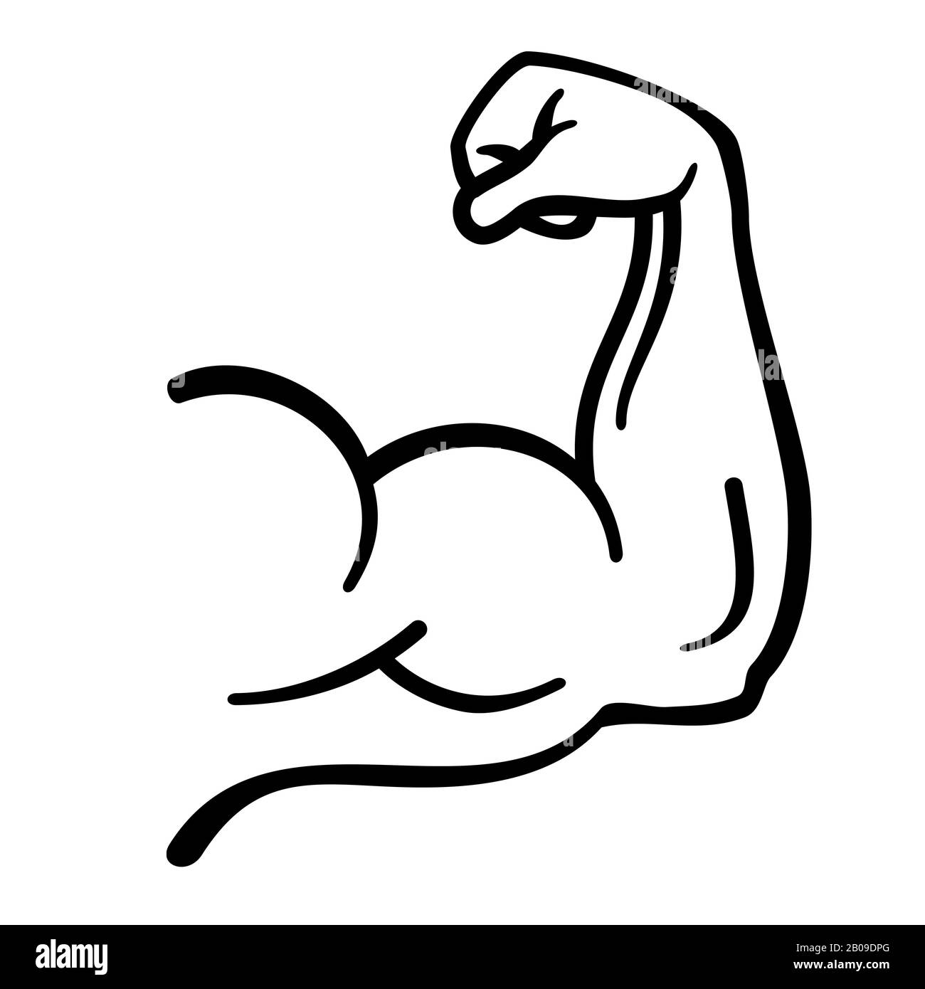  Strong muscular fit young Stock Vector Images - Alamy 